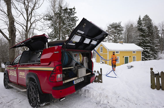 Ispropp i avlopp, stopp i avlopp. JRAB Jönköping